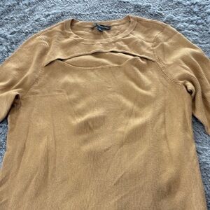 INC International Concepts Tan Long Sleeve Top